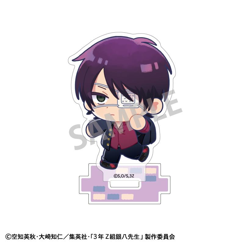 3年Z組銀八先生 迷你亞克力立牌 高杉晉助 登校風景描繪