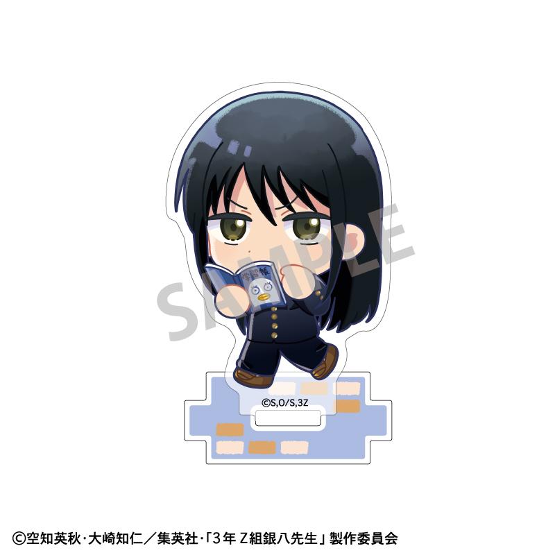 3年Z組銀八先生 迷你亞克力立牌 桂小太郎 登校風景描繪