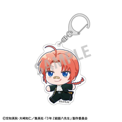 3年Z組銀八先生 亞克力鑰匙扣 神威 登校風景描繪