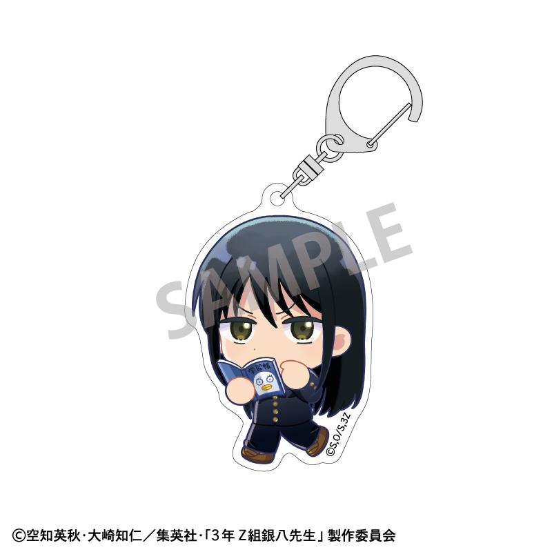 3年Z組銀八先生 亞克力鑰匙扣 桂小太郎 登校風景描繪