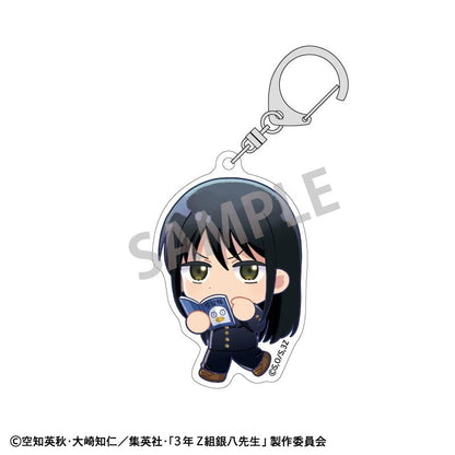 3年Z組銀八先生 亞克力鑰匙扣 桂小太郎 登校風景描繪