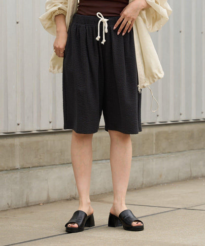 Kastane 彈力泡泡紗休閒短褲