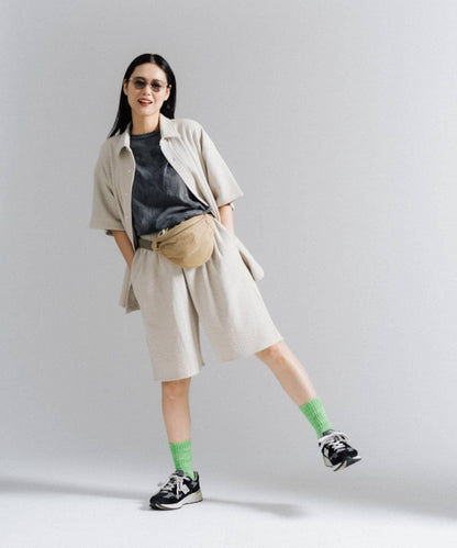 Kastane 彈力泡泡紗休閒短褲