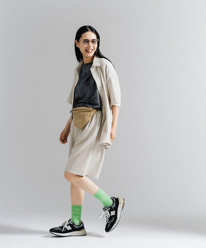 Kastane 彈力泡泡紗休閒短褲