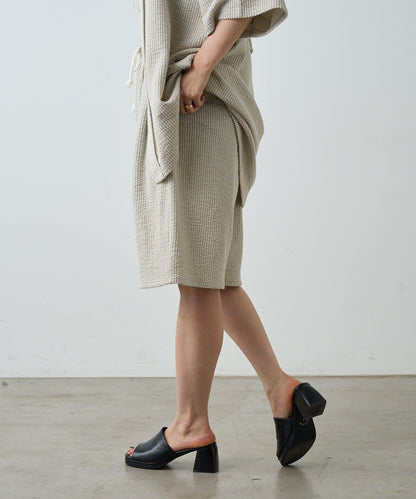 Kastane 彈力泡泡紗休閒短褲