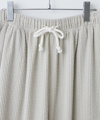 彈力泡泡紗休閒褲