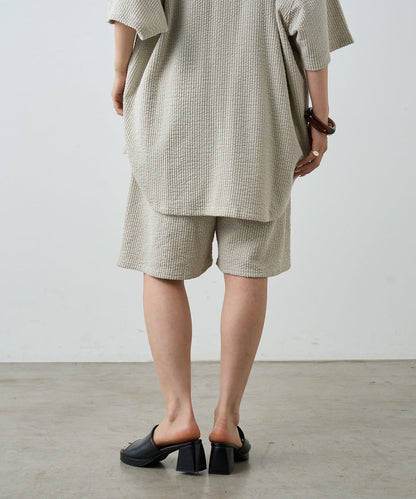 Kastane 彈力泡泡紗休閒短褲