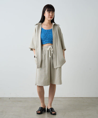 Kastane 彈力泡泡紗休閒短褲