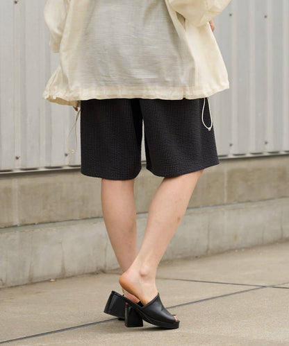 Kastane 彈力泡泡紗休閒短褲