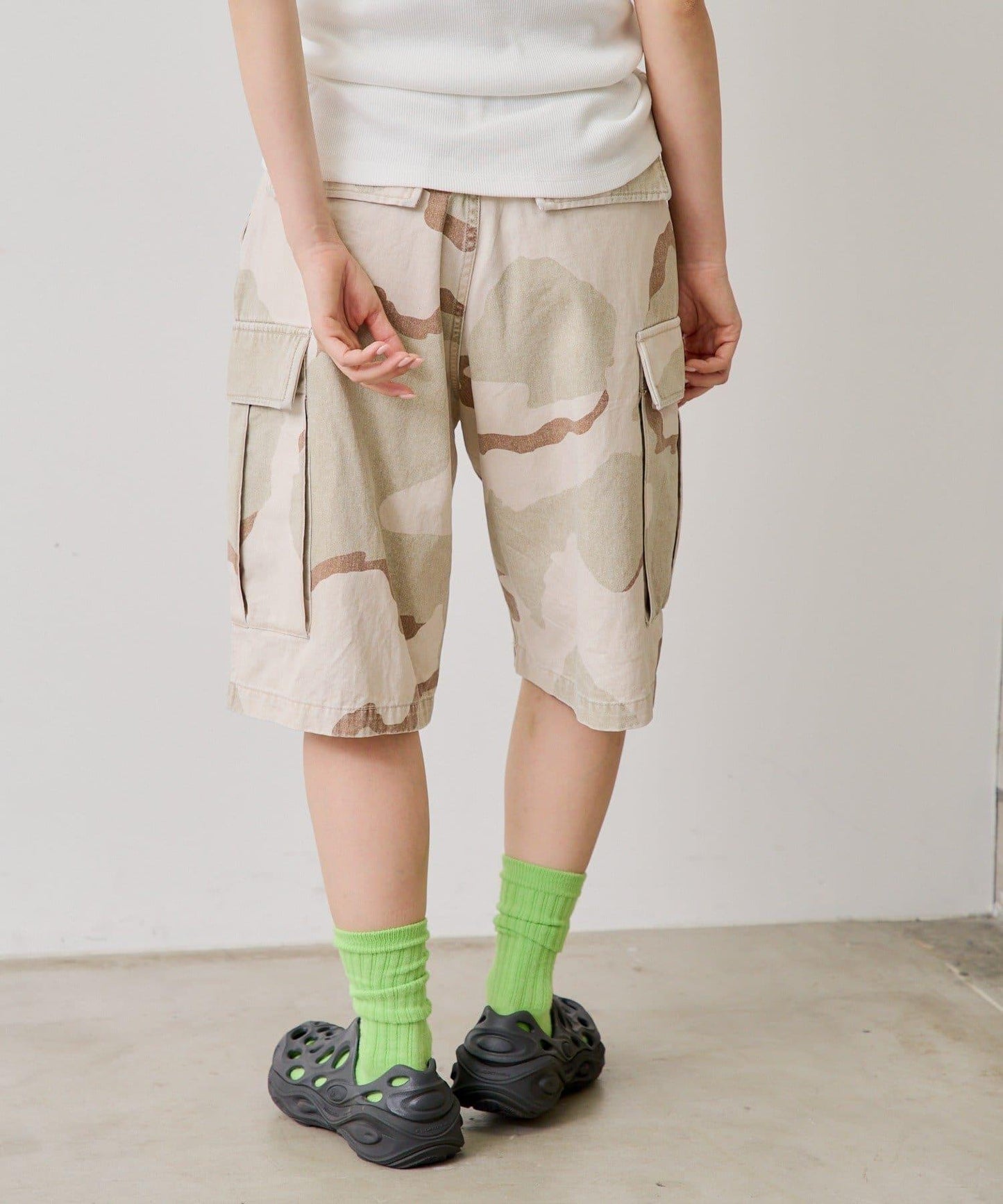 【WHIMSIC/2尺碼展開】寬鬆版型戶外多口袋短褲