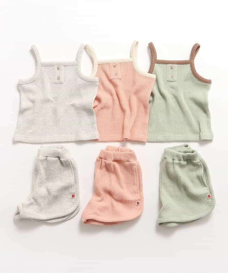 華夫格短褲 短款