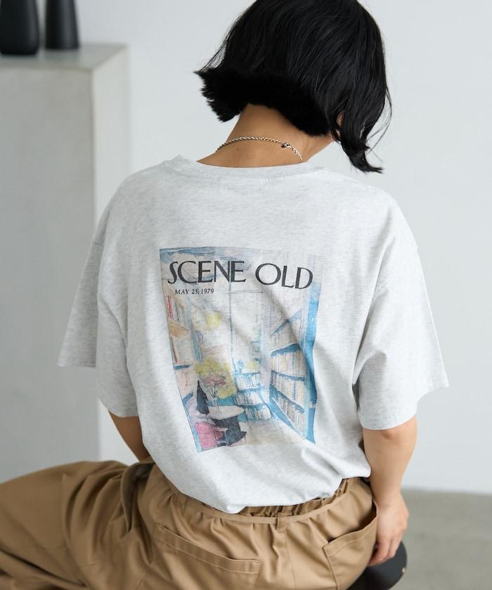 復古雜誌背面印花T恤