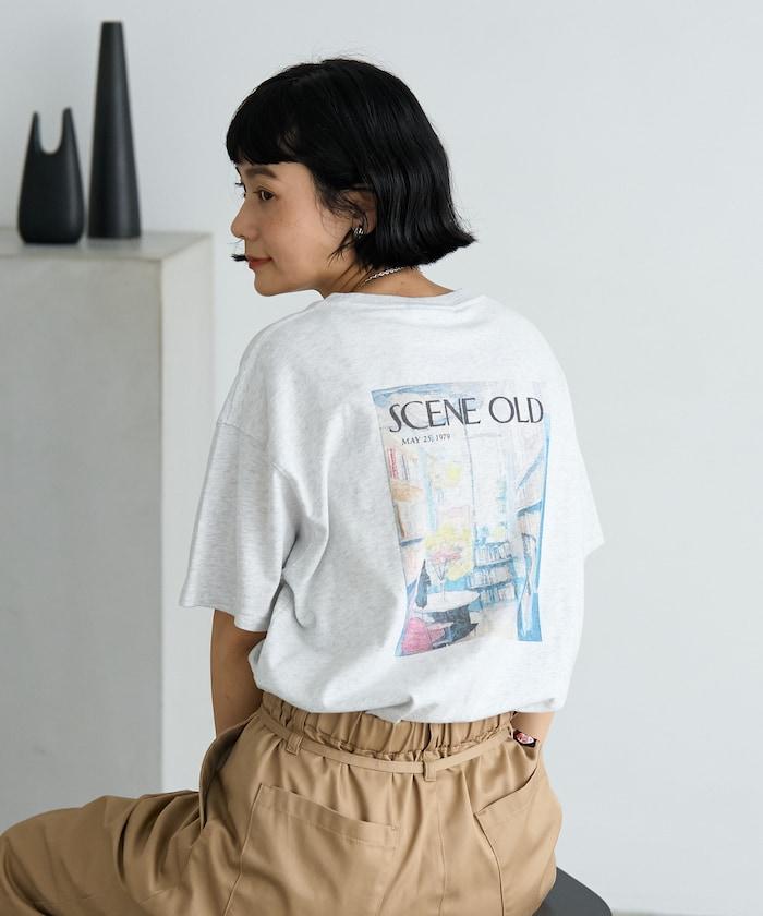 復古雜誌背面印花T恤