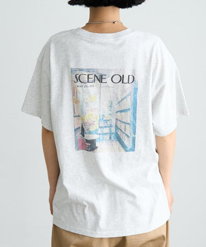 復古雜誌背面印花T恤