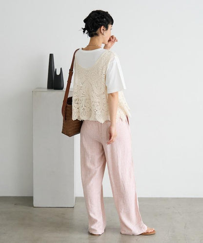 【套裝商品】蕾絲背心 T恤套裝