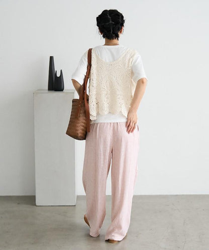 【套裝商品】蕾絲背心 T恤套裝