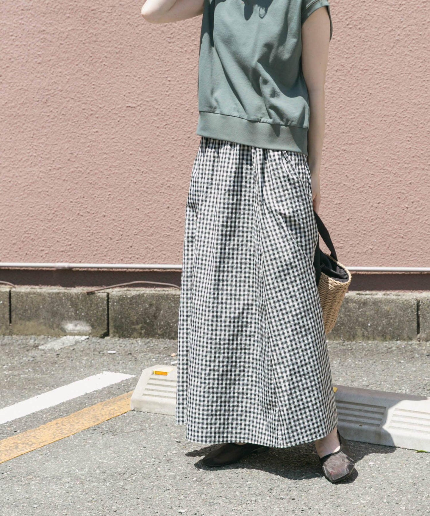 足球風格蓬鬆半身裙