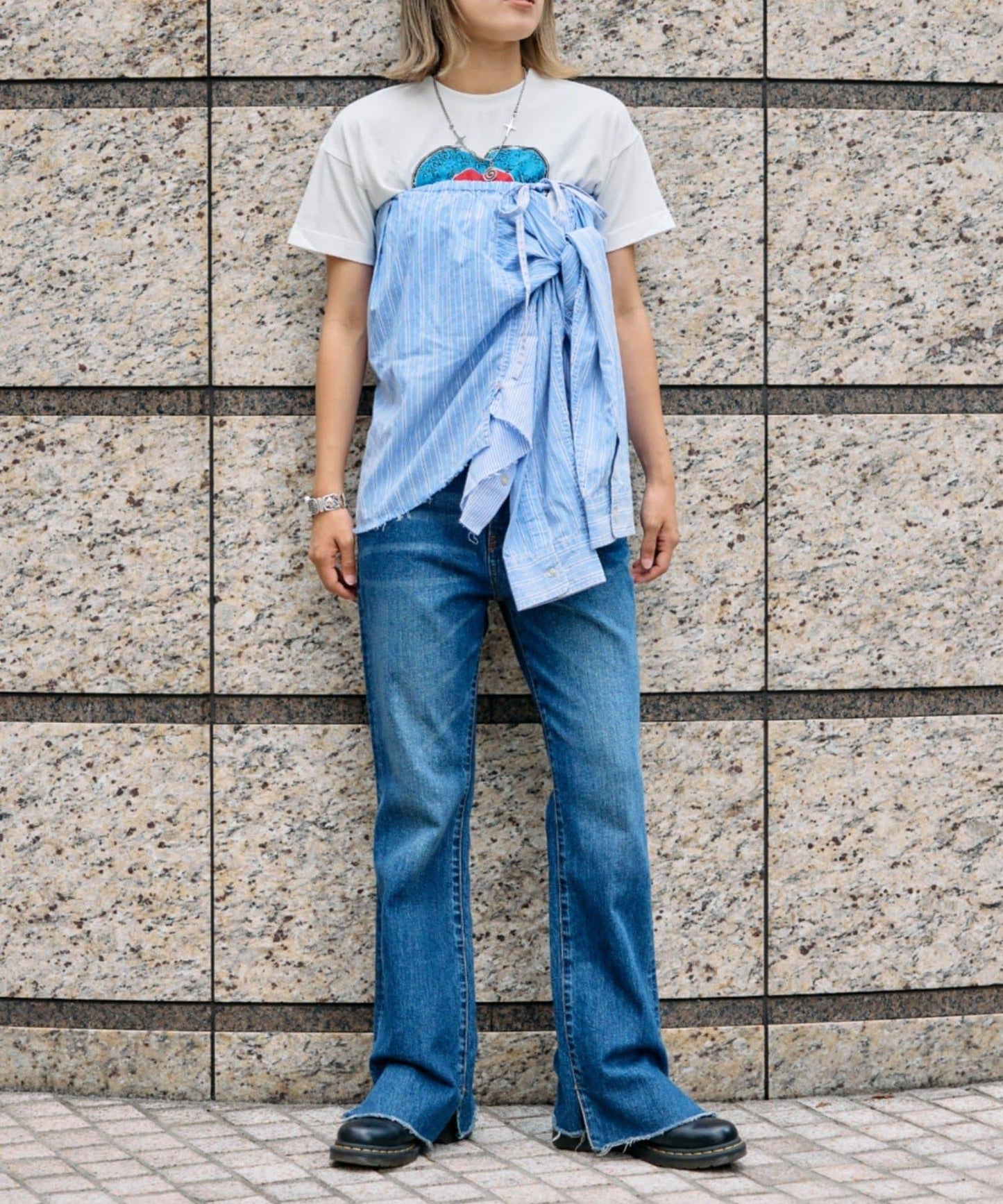 【etsinta】多功能連衣裙襯衫