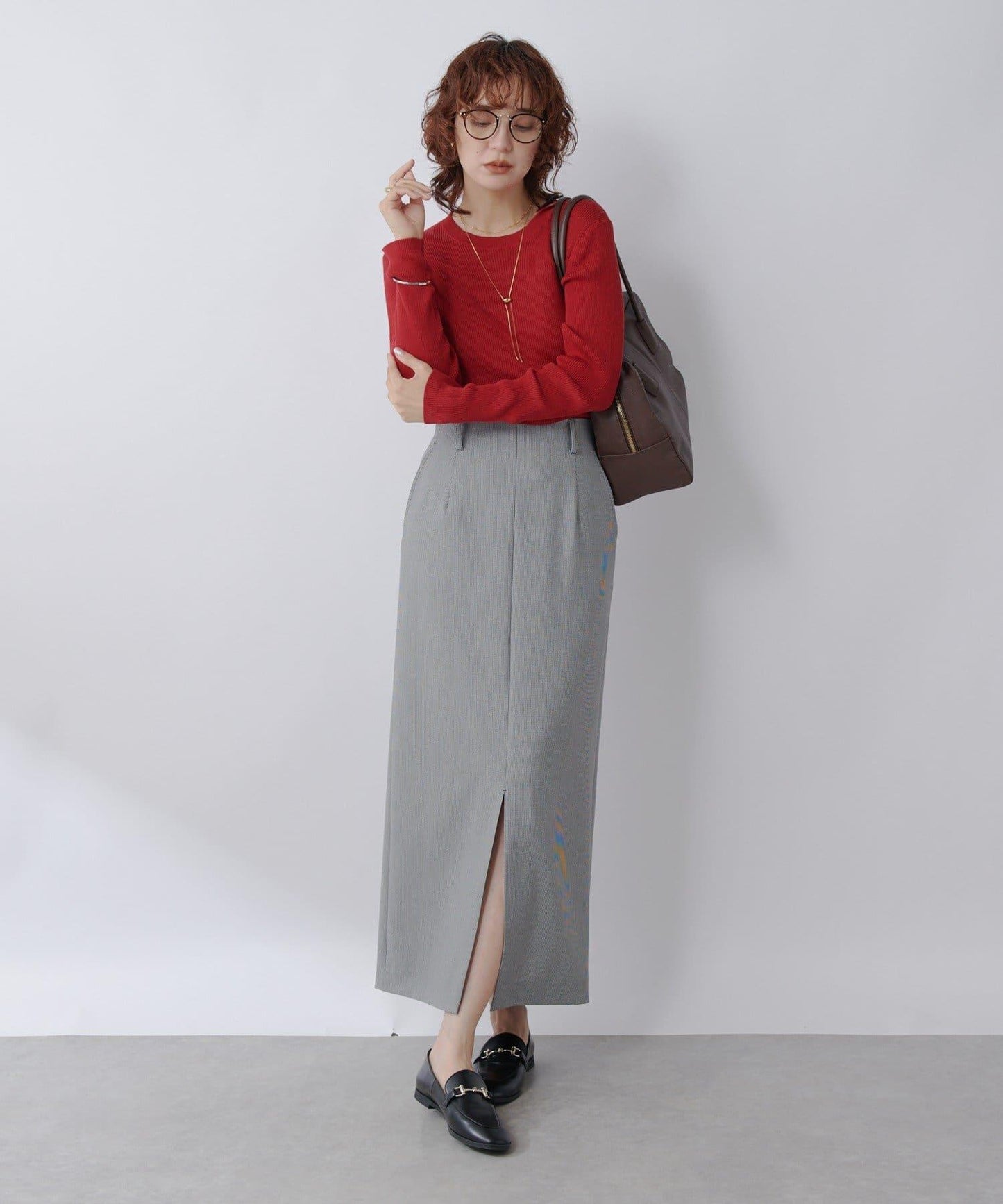 【收納力◎】長把手皮質波士頓包