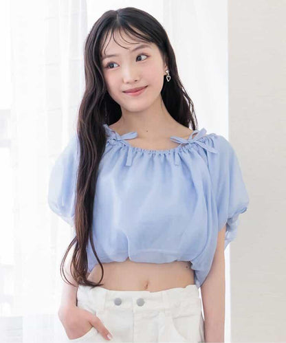 2WAY露肩上衣