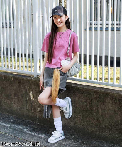 不對稱牛仔裙