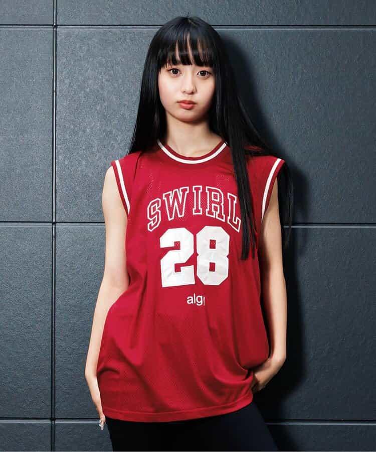 極光數字印花大背心