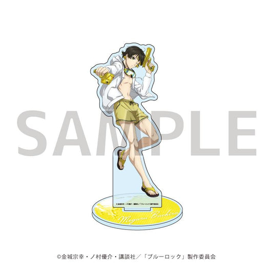 《藍色監獄》_全息亞克力支架02/泳裝版 蜂樂 廻(描繪下來的插圖)