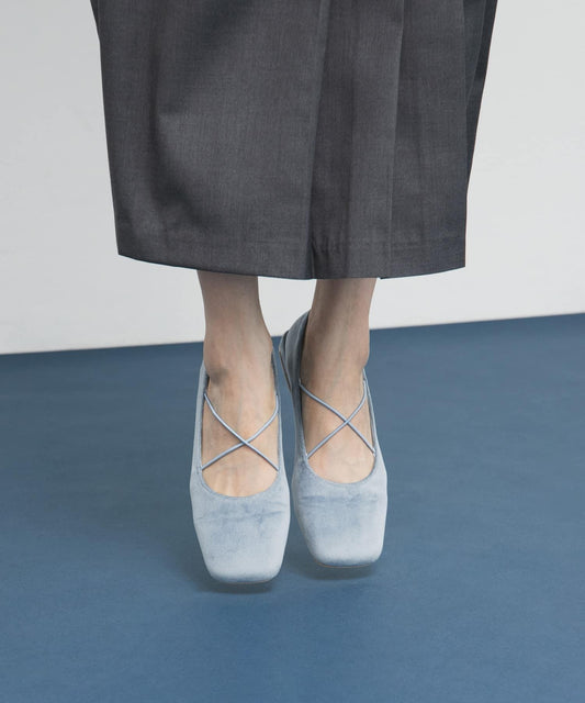 交叉細帶芭蕾舞鞋