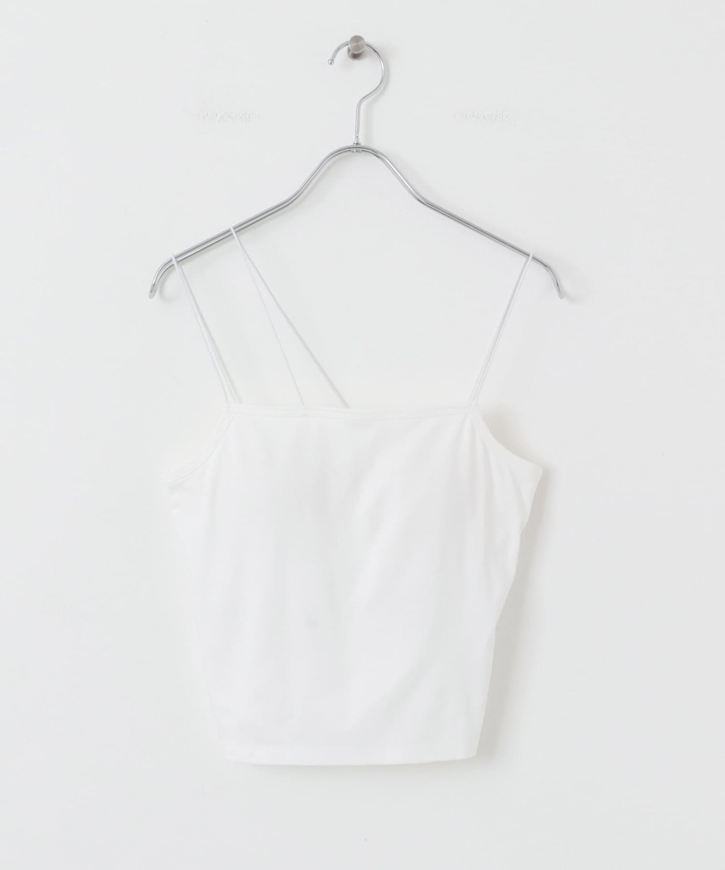 不對稱帶胸墊吊帶背心