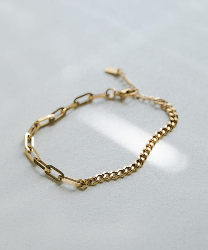 不鏽鋼組合鏈條手鍊