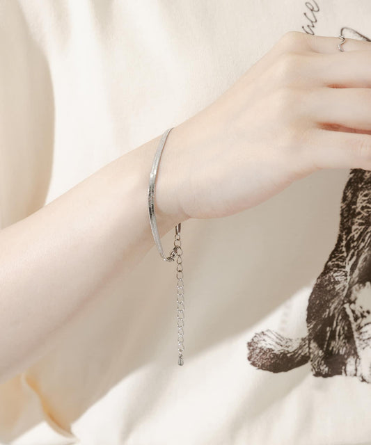 不鏽鋼扁蛇骨手鍊