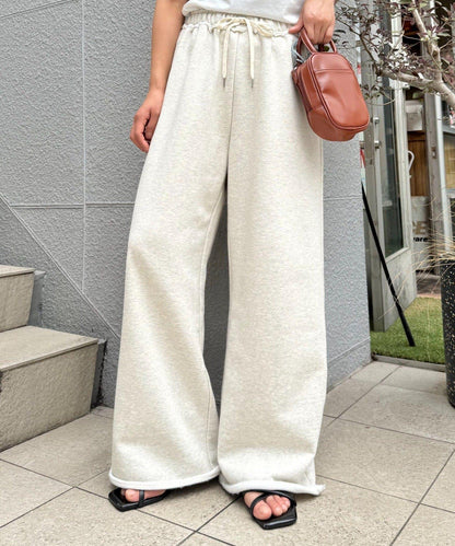 裡毛寬鬆運動褲/休閒褲