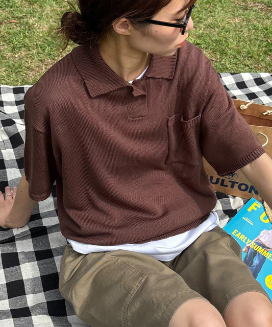 【男女通用】夏季針織polo衫