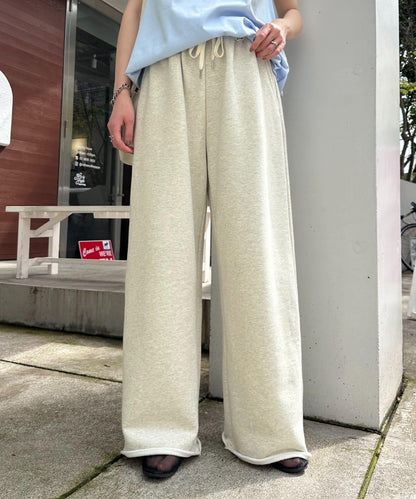 裡毛寬鬆運動褲/休閒褲