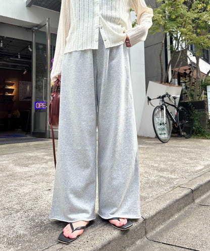 裡毛寬鬆運動褲/休閒褲