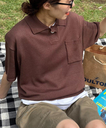 【男女通用】夏季針織polo衫