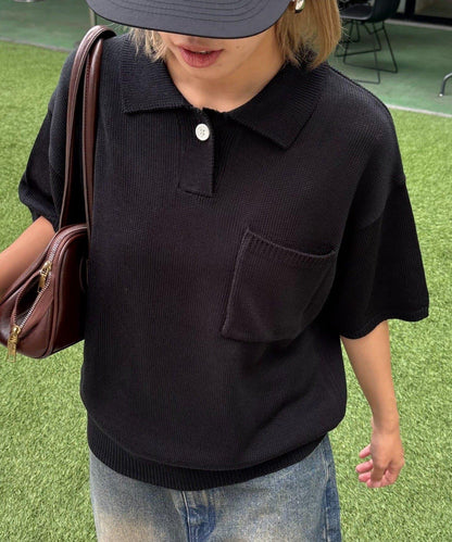 【男女通用】夏季針織polo衫