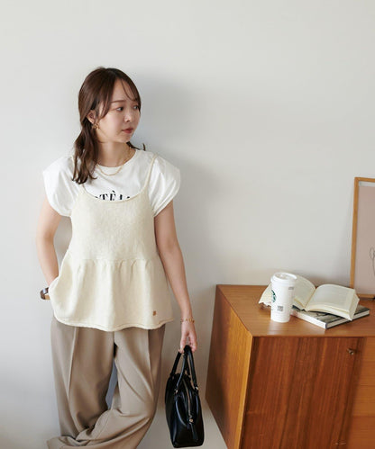 結子紋吊帶束胸上衣