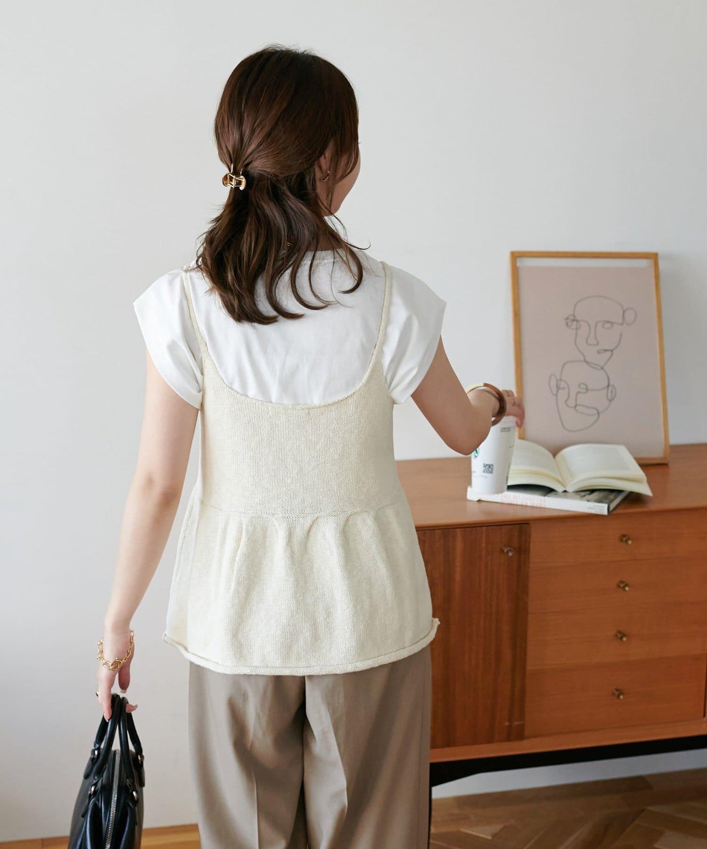 結子紋吊帶束胸上衣