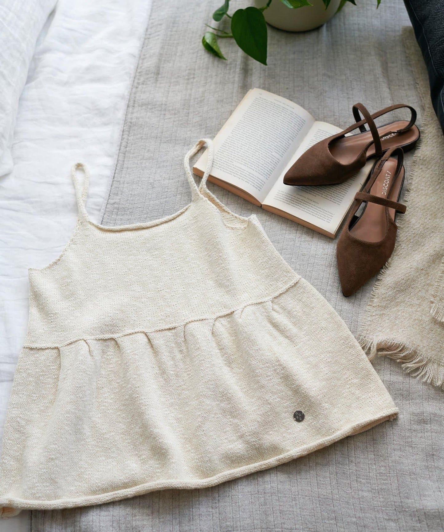 結子紋吊帶束胸上衣