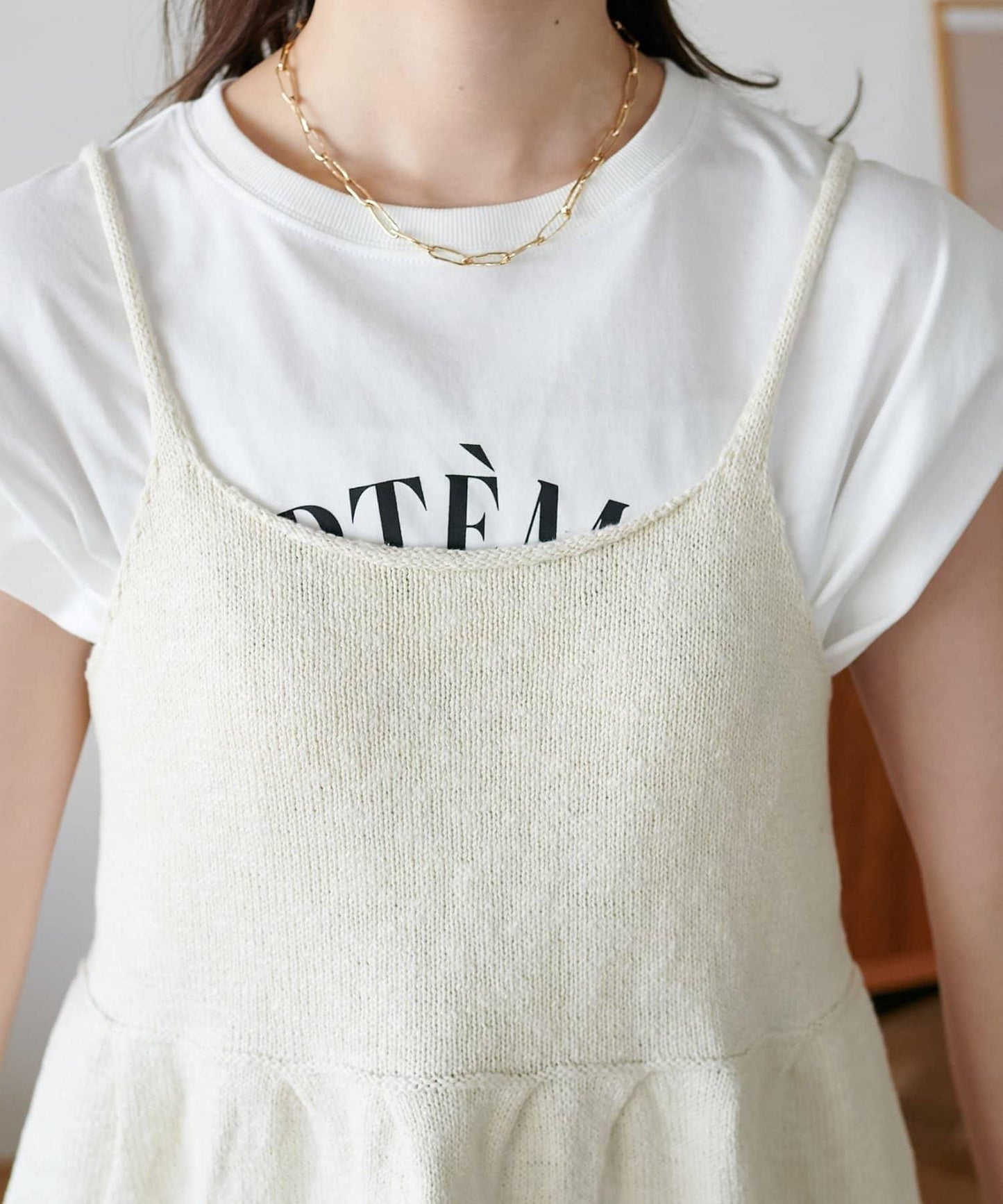 結子紋吊帶束胸上衣