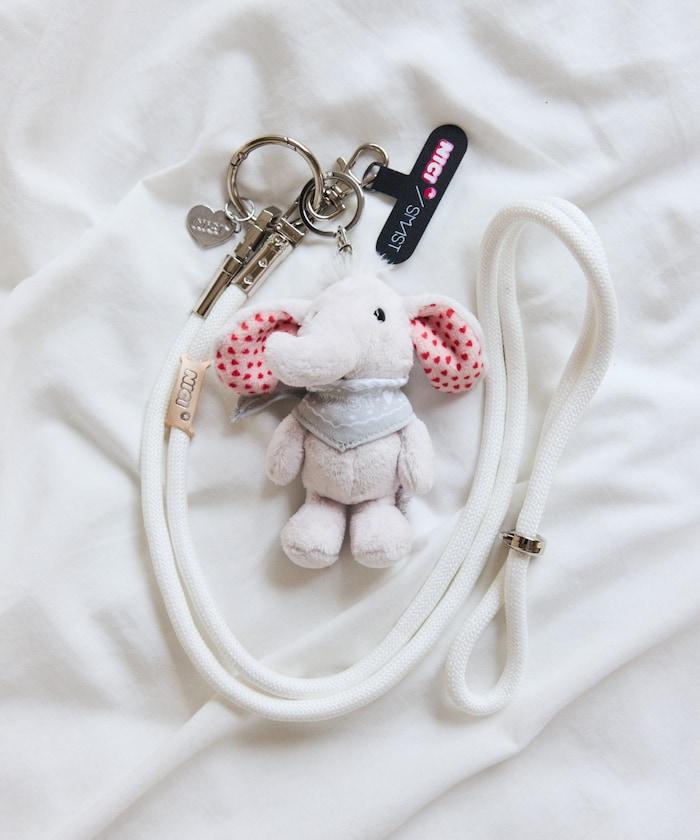 NICI x SMAST 閃光綁帶頭巾 玩偶 閃光手機吊墜