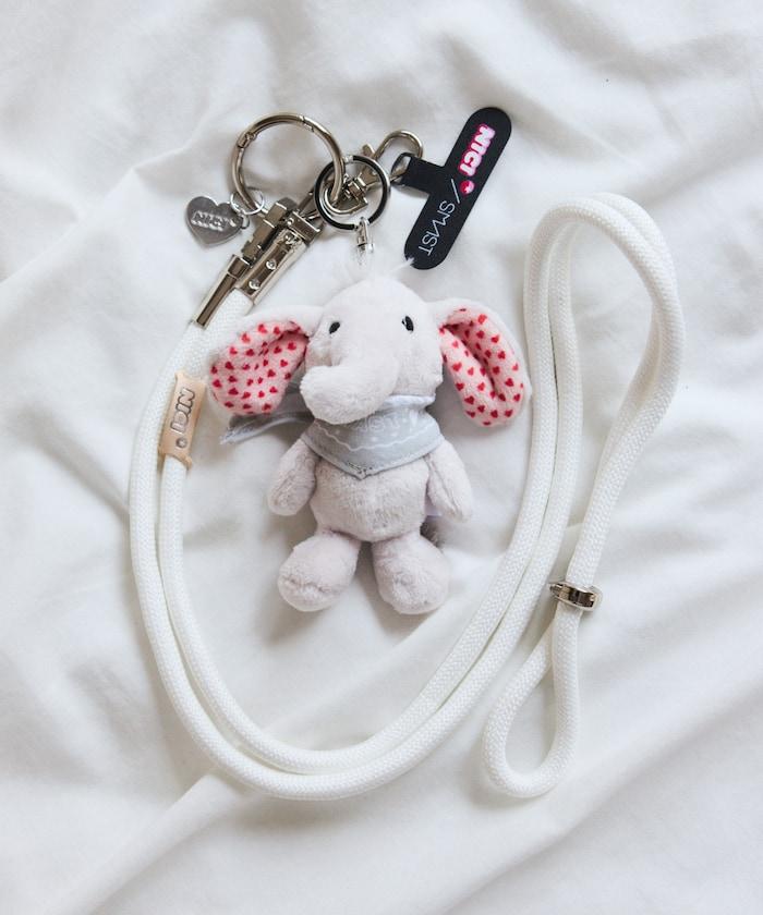 NICI x SMAST 閃光綁帶頭巾 玩偶 閃光手機吊墜