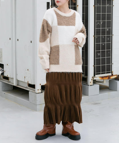 百褶吊帶連衣裙