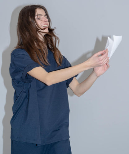 dDdDdDd 寬鬆科技短袖T恤