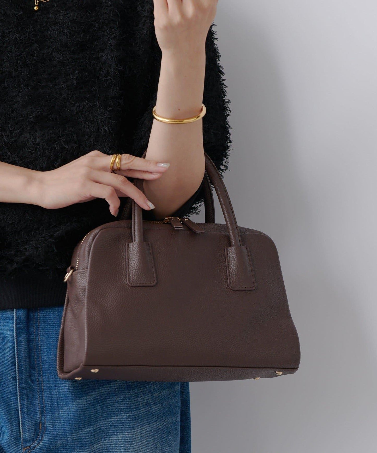 【既能優雅又能休閒】皮革波士頓