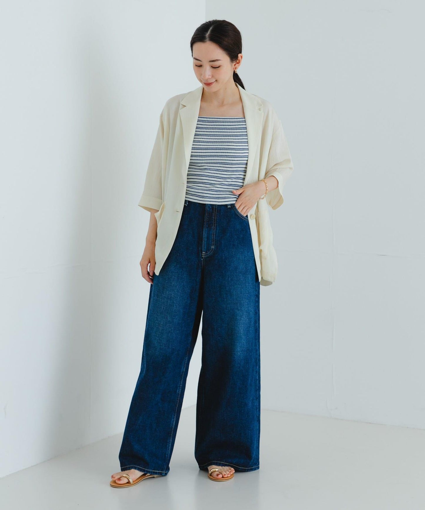 『聯名』Lee101×URBAN RESEARCH 寬鬆休閒褲