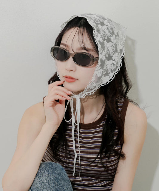 蕾絲頭巾