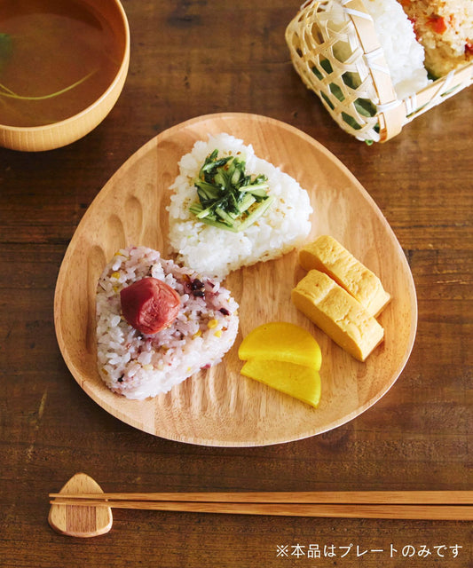 ウッドおにぎりプレート