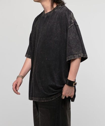 Lui's 粉感漂染寬鬆 BIG T恤